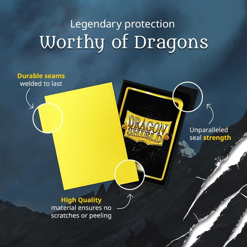 | Standard Size Card Matte Sleeves | 100 CT - Smooth & Tough Premium TCG Sleeves | Compatible with Pokemon, Flesh & Blood, One Piece & Magic the Gathering | Clear