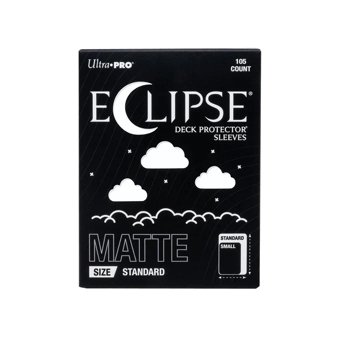 ECLIPSE® Matte Standard DECK PROTECTOR® Sleeves: Arctic White - 105ct
