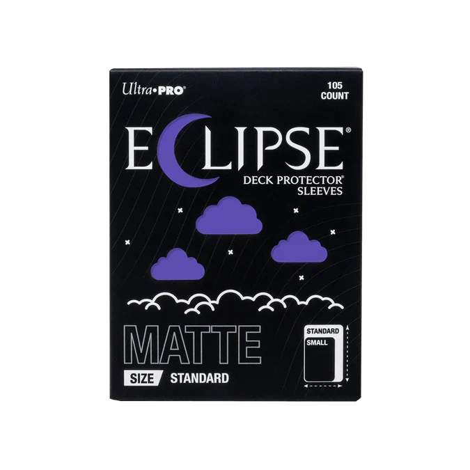 ECLIPSE® Matte Standard DECK PROTECTOR® Sleeves: Royal Purple - 105ct