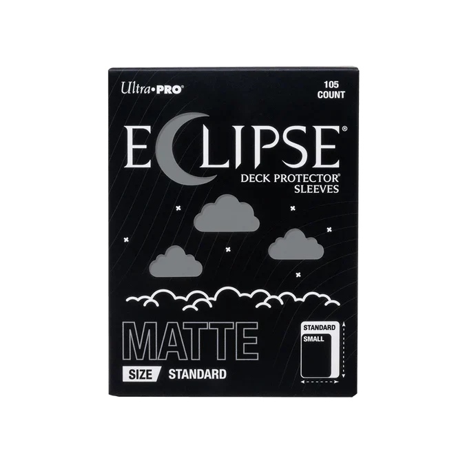 ECLIPSE® Matte Standard DECK PROTECTOR® Sleeves: Smoke Grey - 105ct