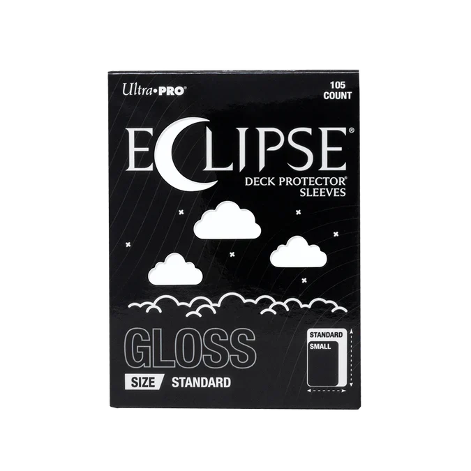 ECLIPSE® Gloss Standard DECK PROTECTOR® Sleeves: Arctic White - 105ct