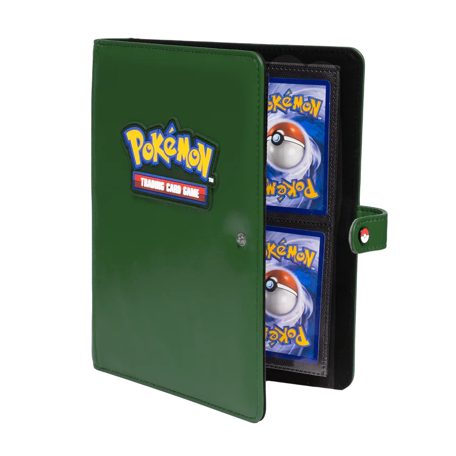 Green 4-Pocket Premium Snap Binder for the Pokémon Trading Card Game