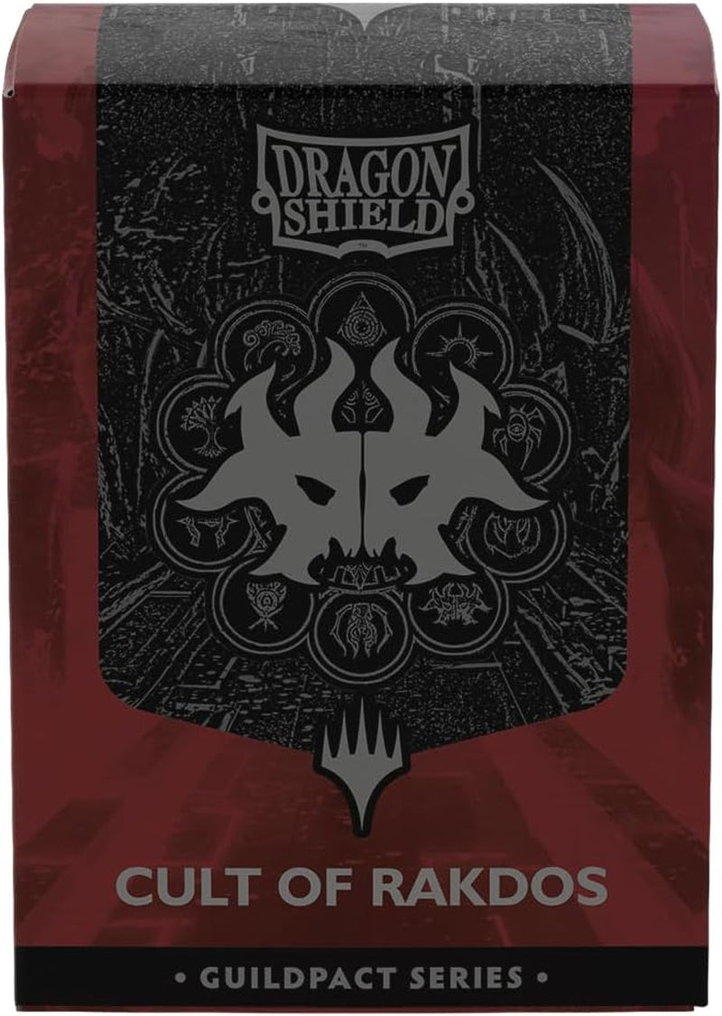 | Matte Dual Art Sleeves | MTG Guildpact Series | 100 CT - Smooth & Tough Premium TCG Sleeves | Compatible with Pokemon, Flesh & Blood, One Piece & Magic the Gathering | Cult of Rakdos
