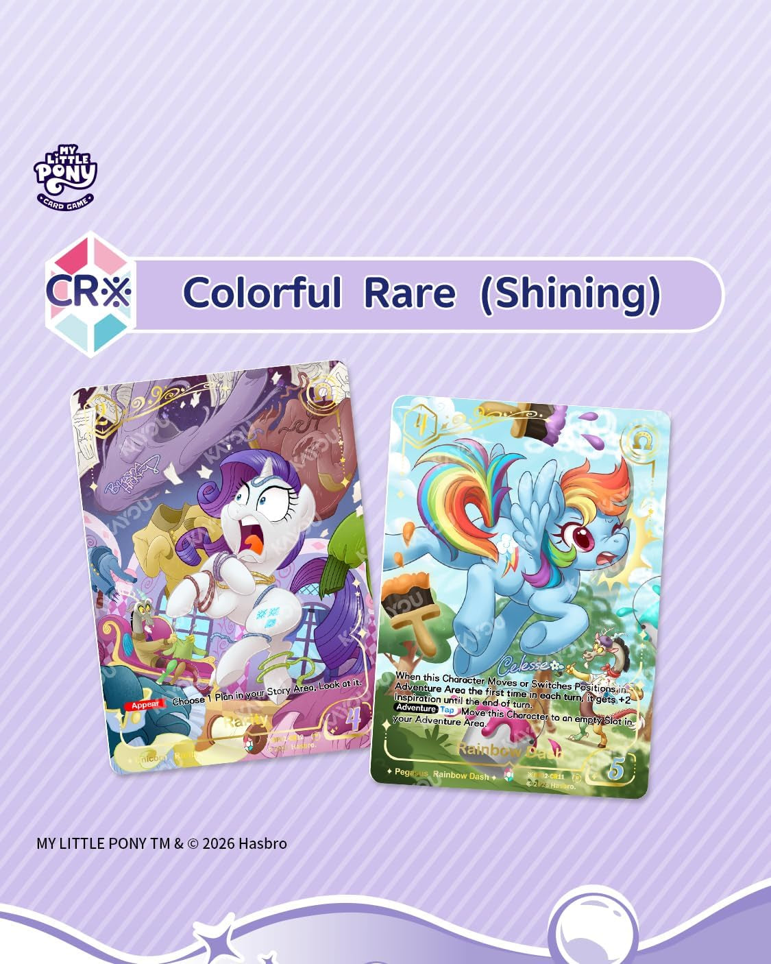 My Little Pony Trading Card Game, Discord, TCG, 20 Packs, 5 Cards/Pack