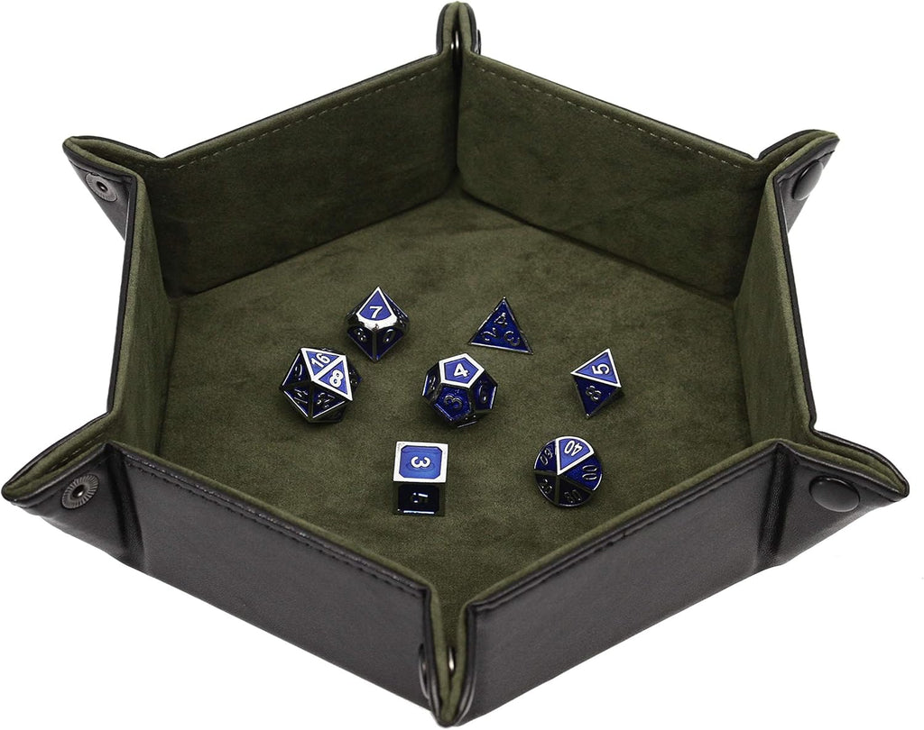 Dice Tray Portable Folding Dice Rolling Tray