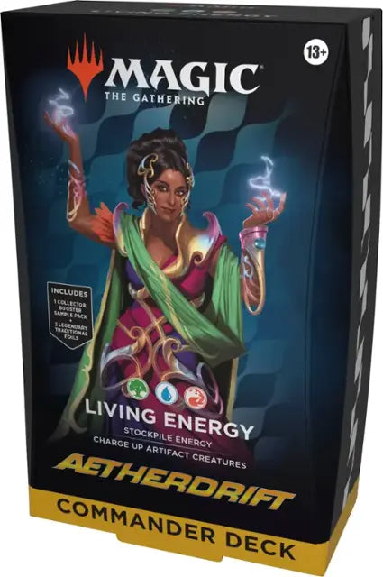 Wizards of The Coast - Magic: The Gathering Aetherdrift Commander Deck - Living Energy