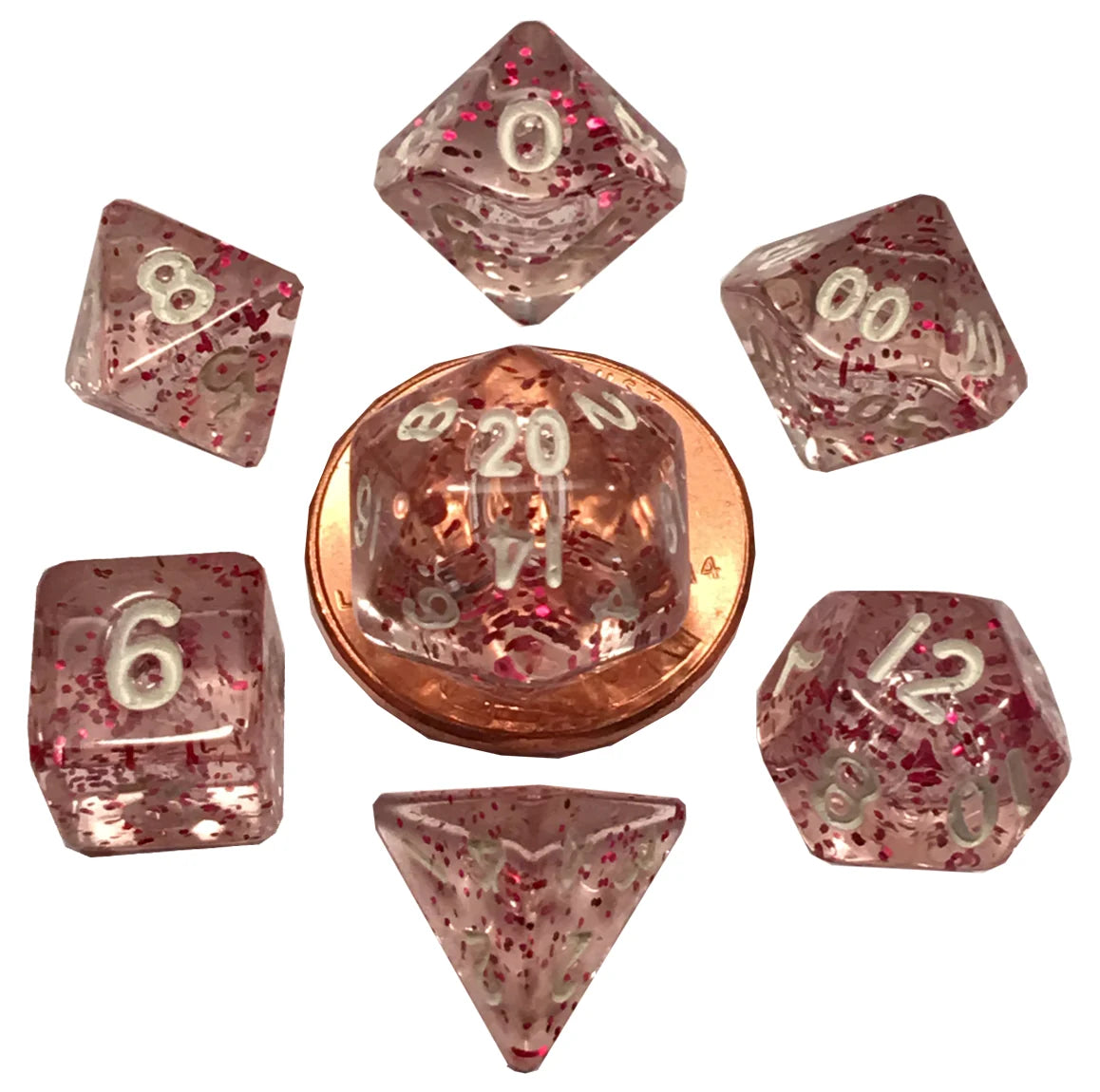 10mm Mini Polyhedral Dice Set