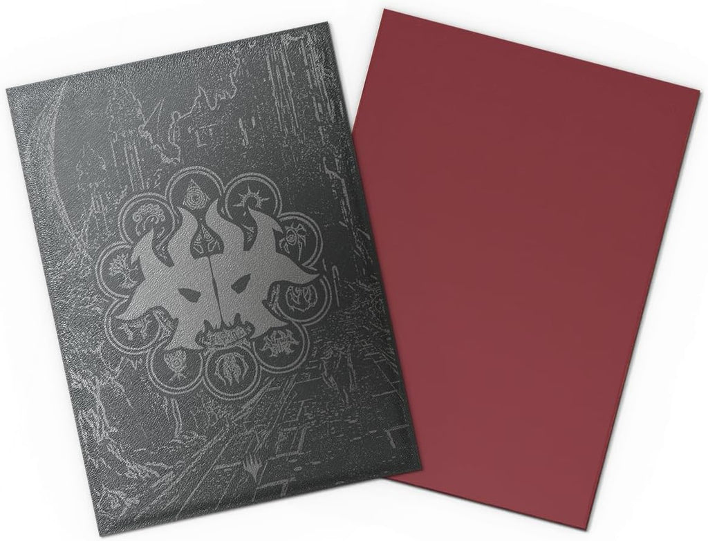 | Matte Dual Art Sleeves | MTG Guildpact Series | 100 CT - Smooth & Tough Premium TCG Sleeves | Compatible with Pokemon, Flesh & Blood, One Piece & Magic the Gathering | Cult of Rakdos