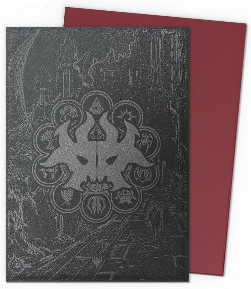 | Matte Dual Art Sleeves | MTG Guildpact Series | 100 CT - Smooth & Tough Premium TCG Sleeves | Compatible with Pokemon, Flesh & Blood, One Piece & Magic the Gathering | Cult of Rakdos