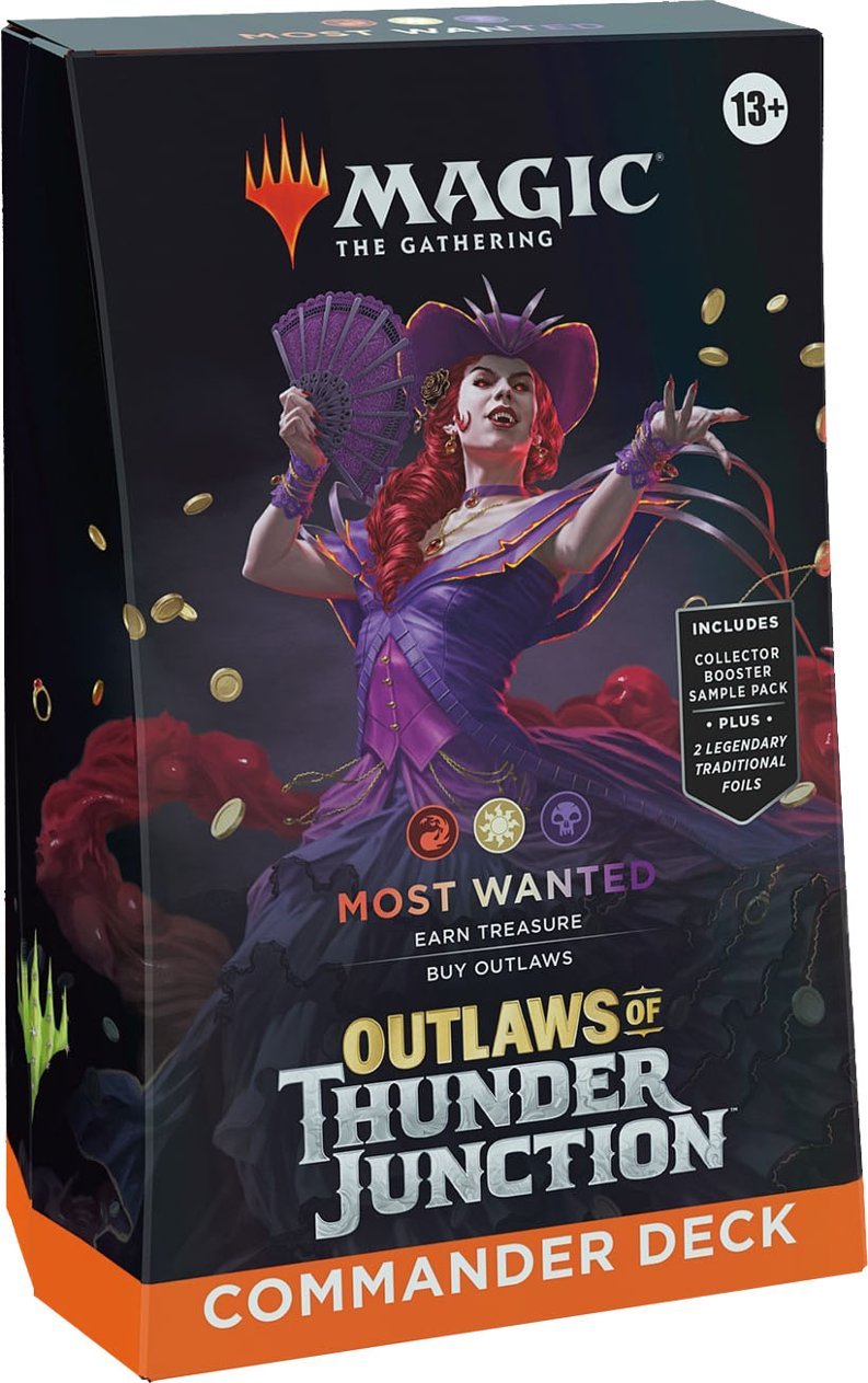 Wizards of The Coast - Magic: The Gathering Outlaws of Thunder Junction Commander Deck (Styles may vary)