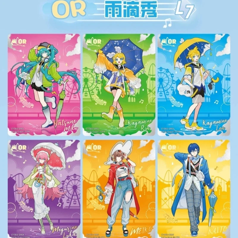 Authentic Brand New Hatsune Miku Cards Virtual Singer Piapro Character Collectible Cards Anime Merchandise Holiday Gifts