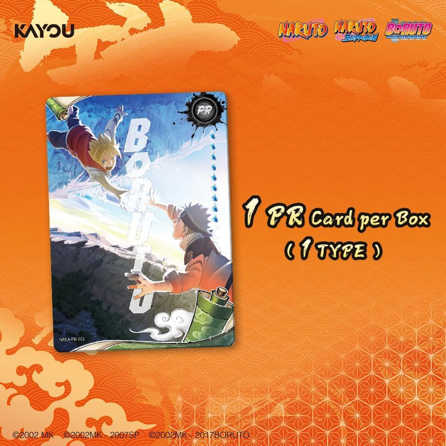 Naruto Collectible Cards Earth Scroll Series 1, English NA Edition Booster Box with PR Card