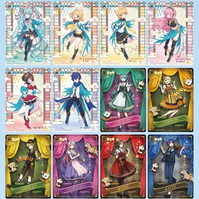 Authentic Brand New Hatsune Miku Cards Virtual Singer Piapro Character Collectible Cards Anime Merchandise Holiday Gifts