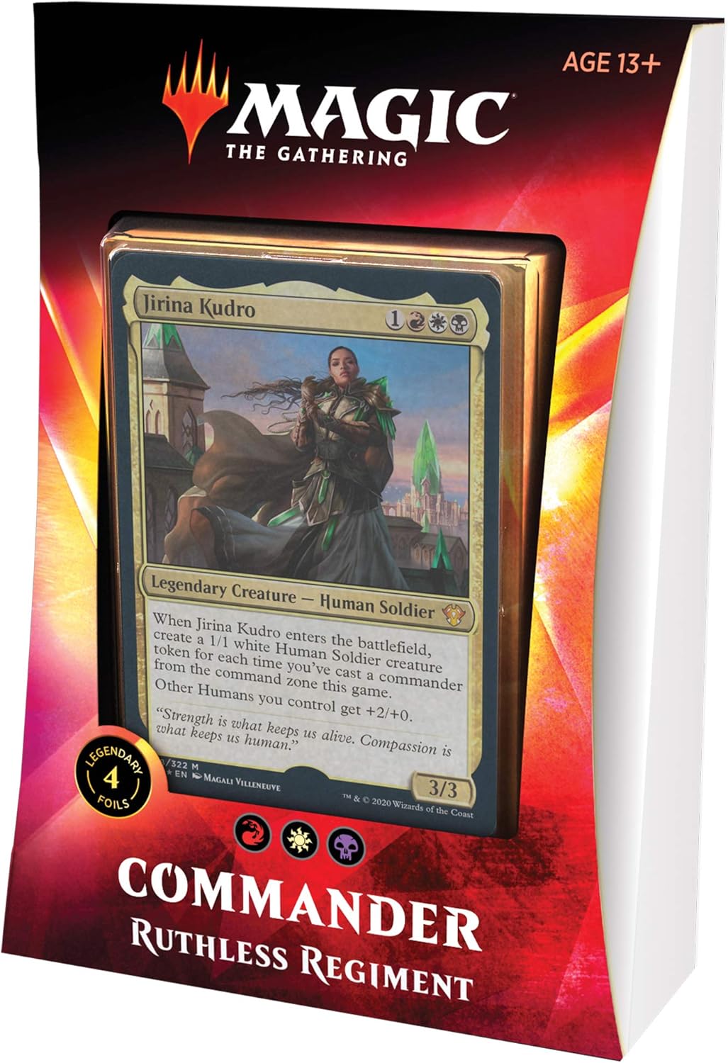 Magic: The Gathering Ruthless Regiment Ikoria Commander Deck | 100 Card Deck | 4 Foil Legendary Creatures