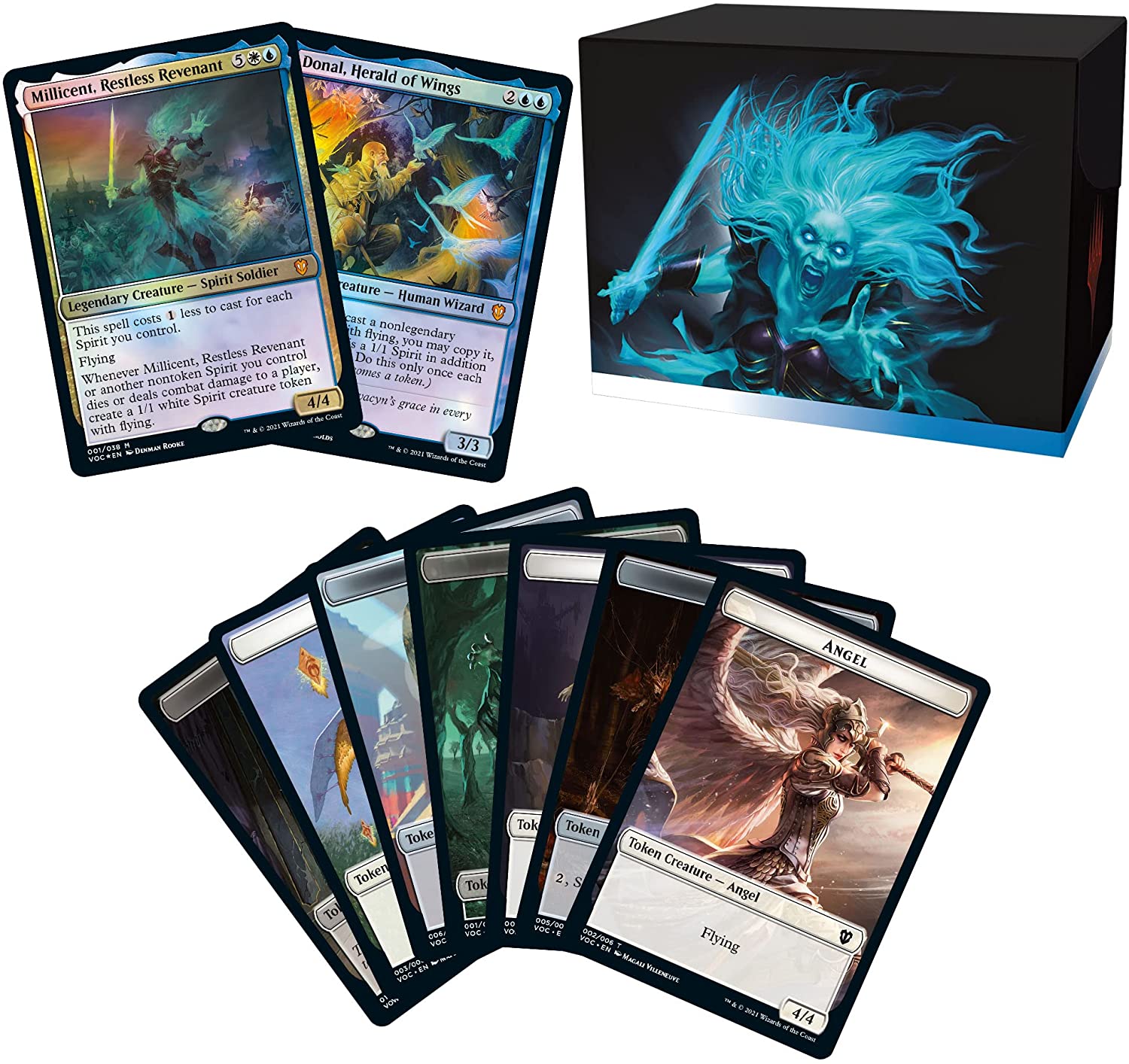Magic: The Gathering Innistrad: Crimson Vow Commander Deck – Spirit Squadron (White-Blue)