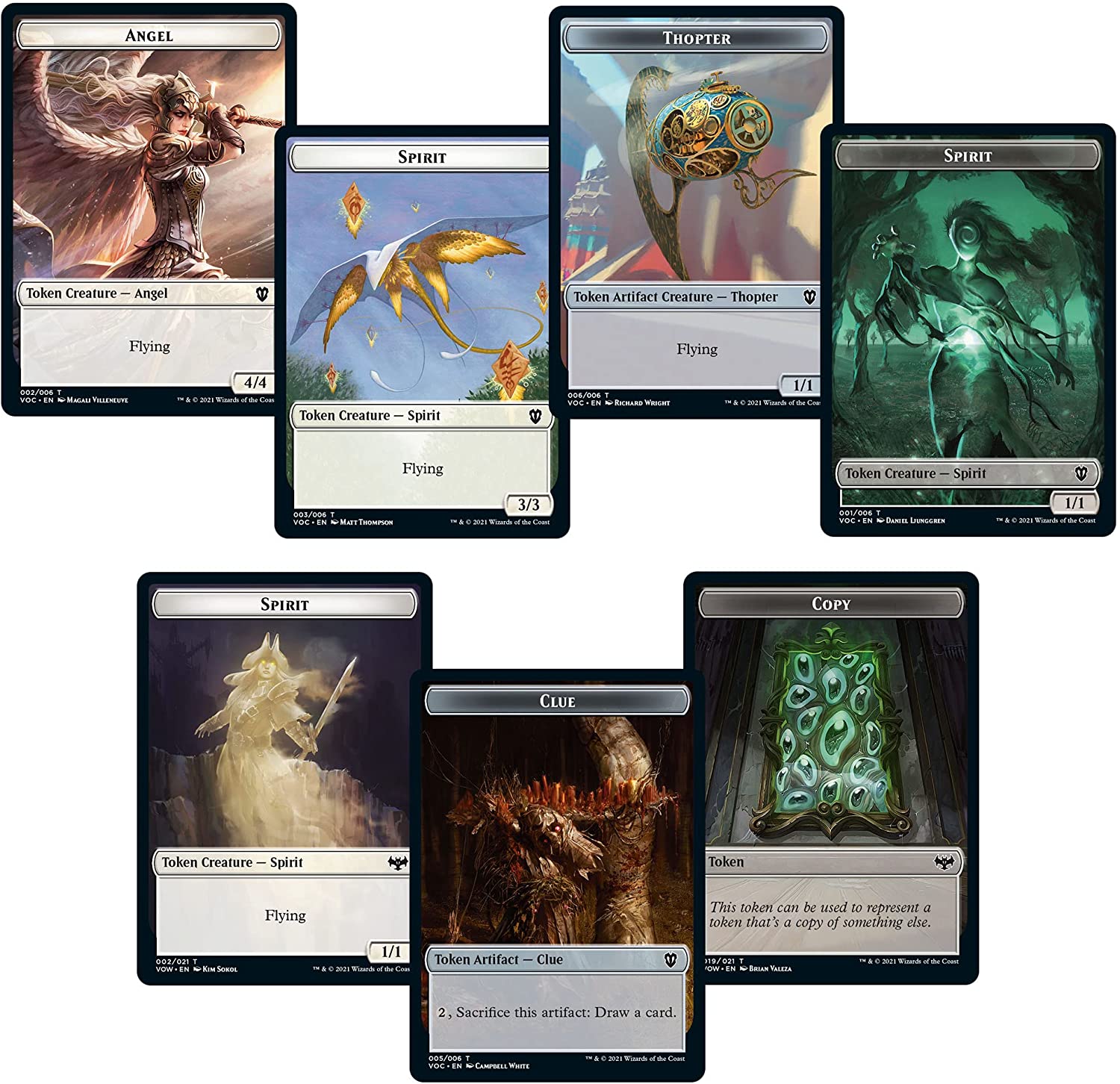 Magic: The Gathering Innistrad: Crimson Vow Commander Deck – Spirit Squadron (White-Blue)