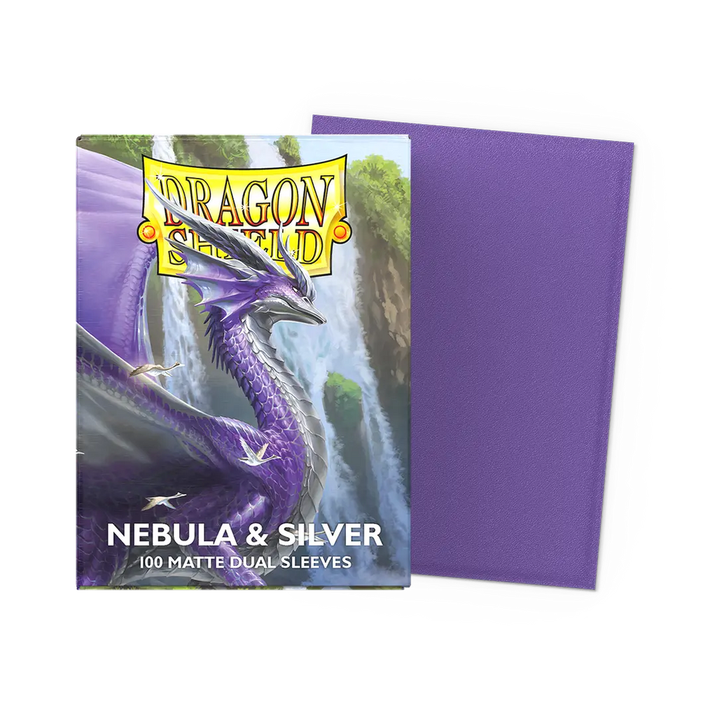 Dragon Shield: Nebula & Silver - Matte Dual Sleeves