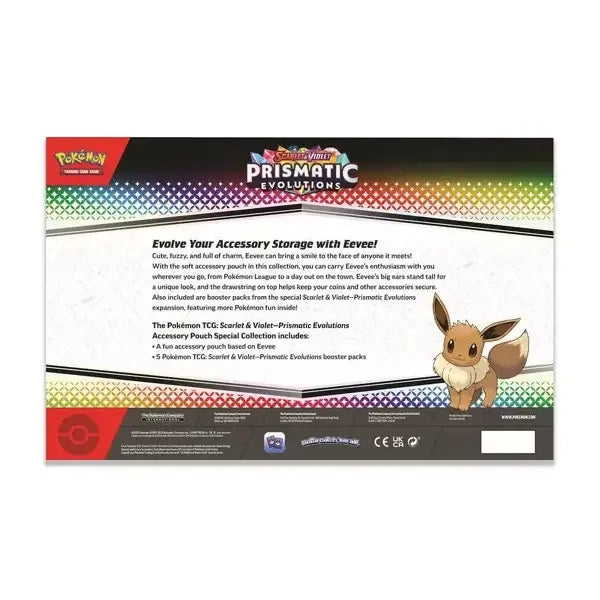 Pokémon Trading Card Game: Scarlet & Violet—Prismatic Evolutions Accessory Pouch Special Collection