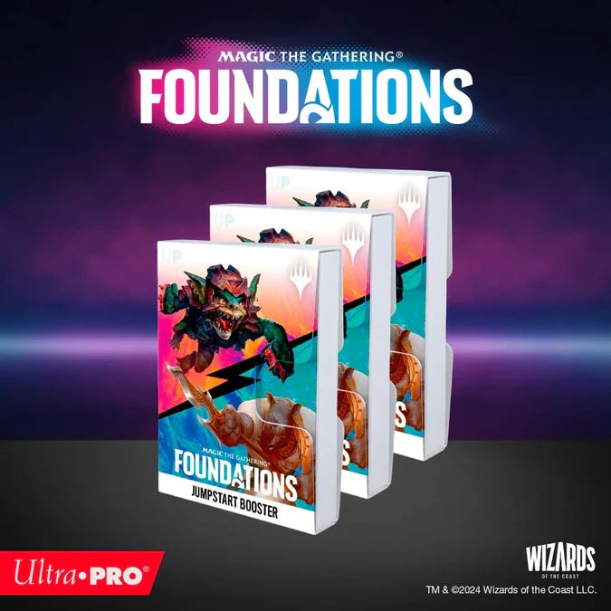 Foundations 15+ Card Box 3-Pack for Magic: The Gathering