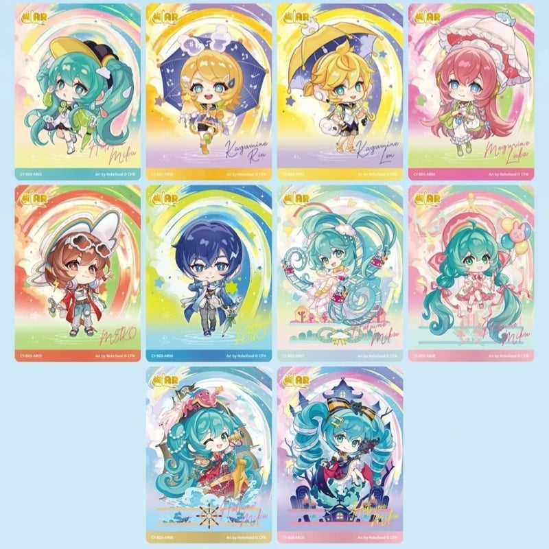 Authentic Brand New Hatsune Miku Cards Virtual Singer Piapro Character Collectible Cards Anime Merchandise Holiday Gifts