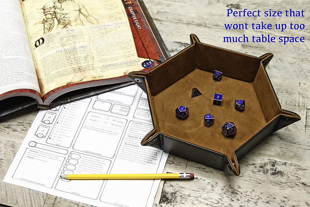 Dice Tray Portable Folding Dice Rolling Tray