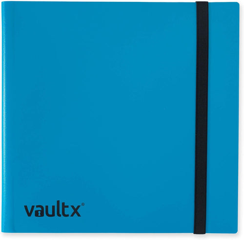 12 Pocket Strap Trading Card Binder 480 Cards Side Loading (Blue)