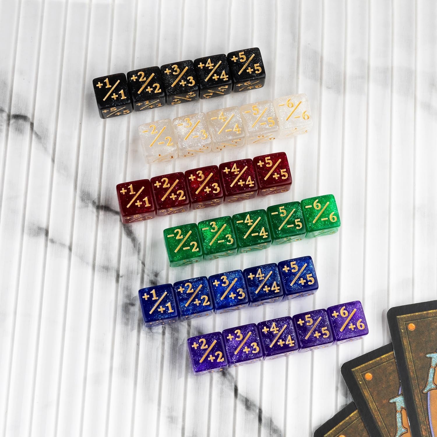42 Pieces MTG Dice Counters 