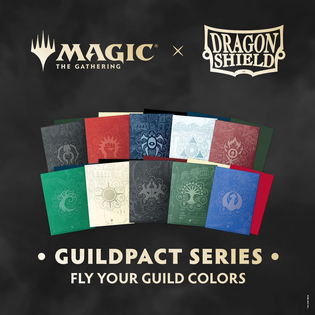 | Matte Dual Art Sleeves | MTG Guildpact Series | 100 CT - Smooth & Tough Premium TCG Sleeves | Compatible with Pokemon, Flesh & Blood, One Piece & Magic the Gathering | Cult of Rakdos