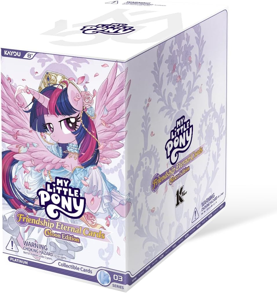 My Little Pony Friendship Eternal Cards, Moon Edition, Series 3, Collectible Trading Card, Paper, 24 Packs, 8 Cards/Pack