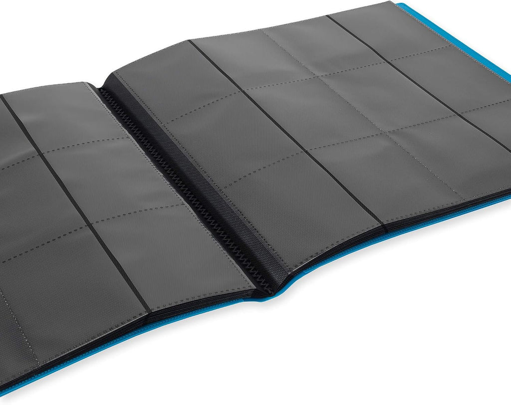 12 Pocket Strap Trading Card Binder 480 Cards Side Loading (Blue)