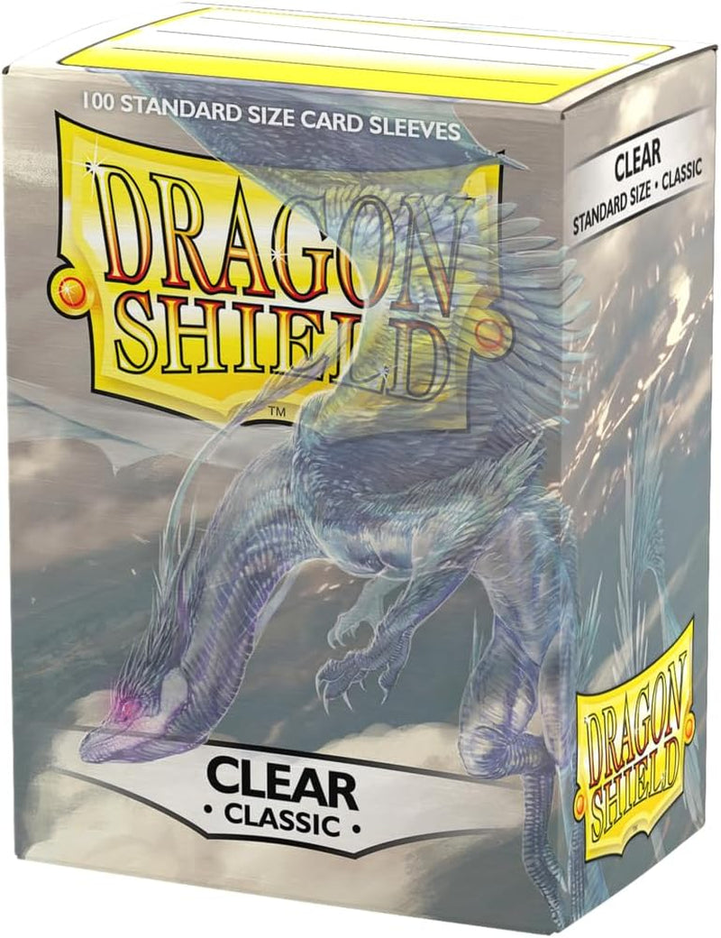 | Standard Size Card Classic Sleeves | 100 CT - Smooth & Tough Premium TCG Sleeves - Compatible with Pokemon, Flesh & Blood, One Piece & Magic the Gathering | Clear