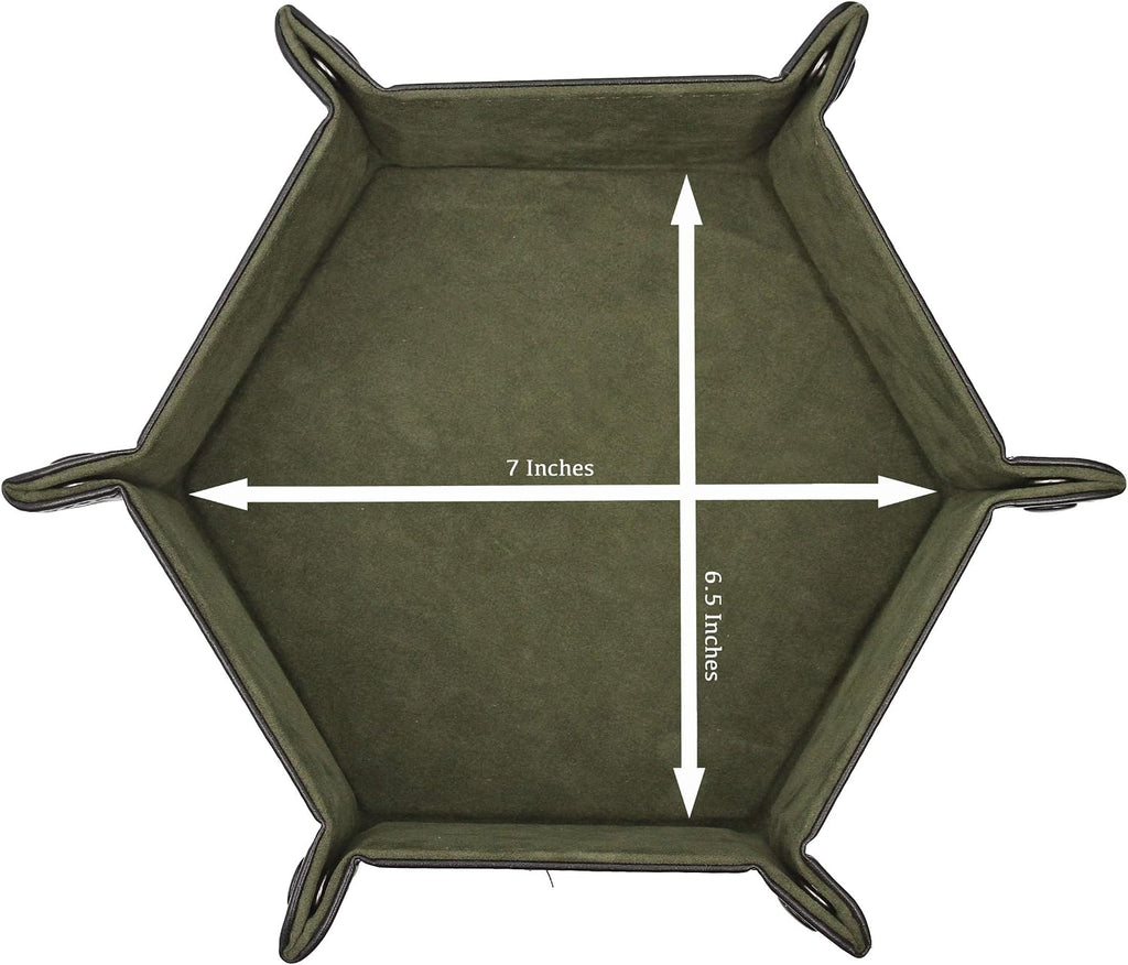 Dice Tray Portable Folding Dice Rolling Tray
