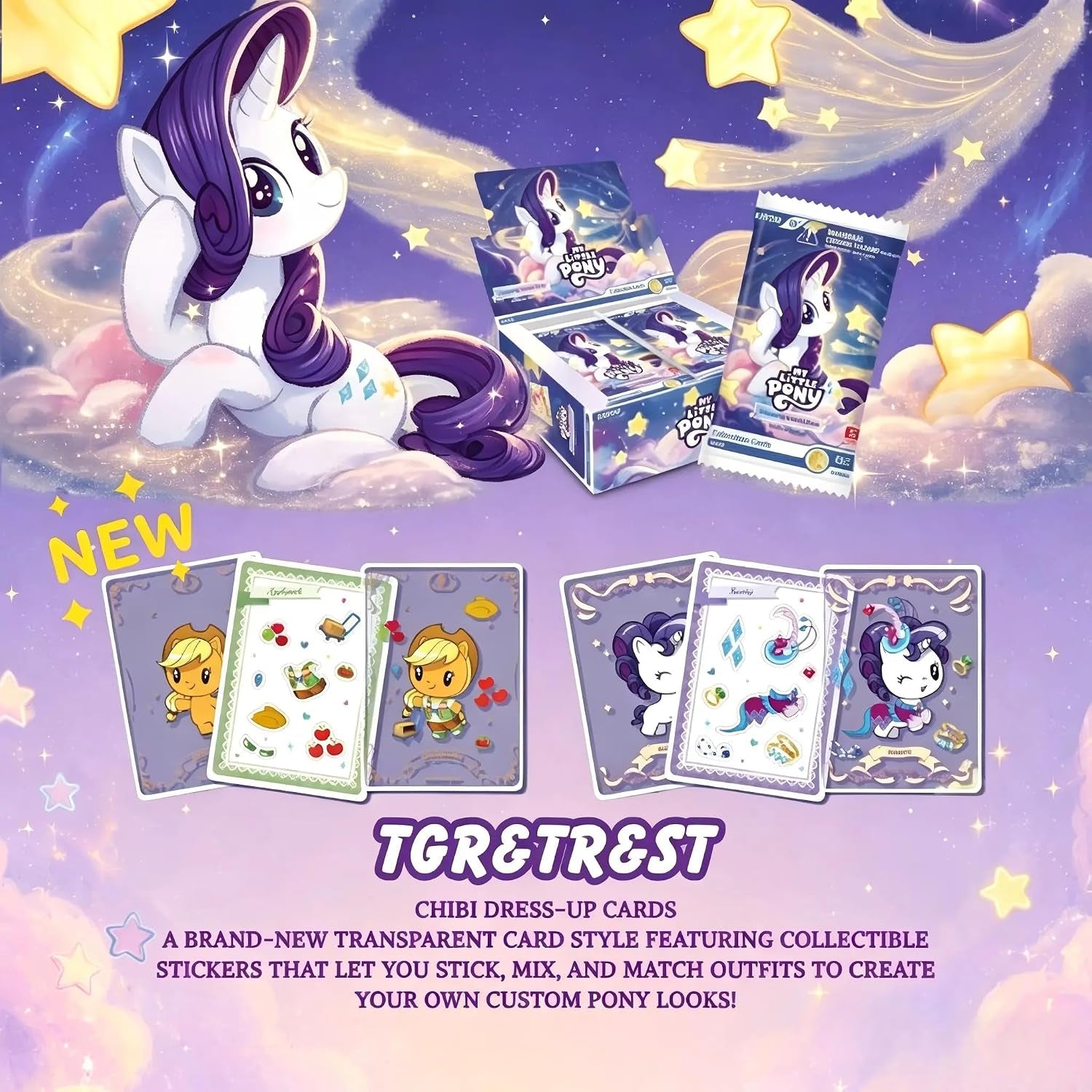 My Little Pony Friendship Eternal Cards - Rainbow Edition English Series 2 Original Box 20 Pack 100 Pcs [NA]